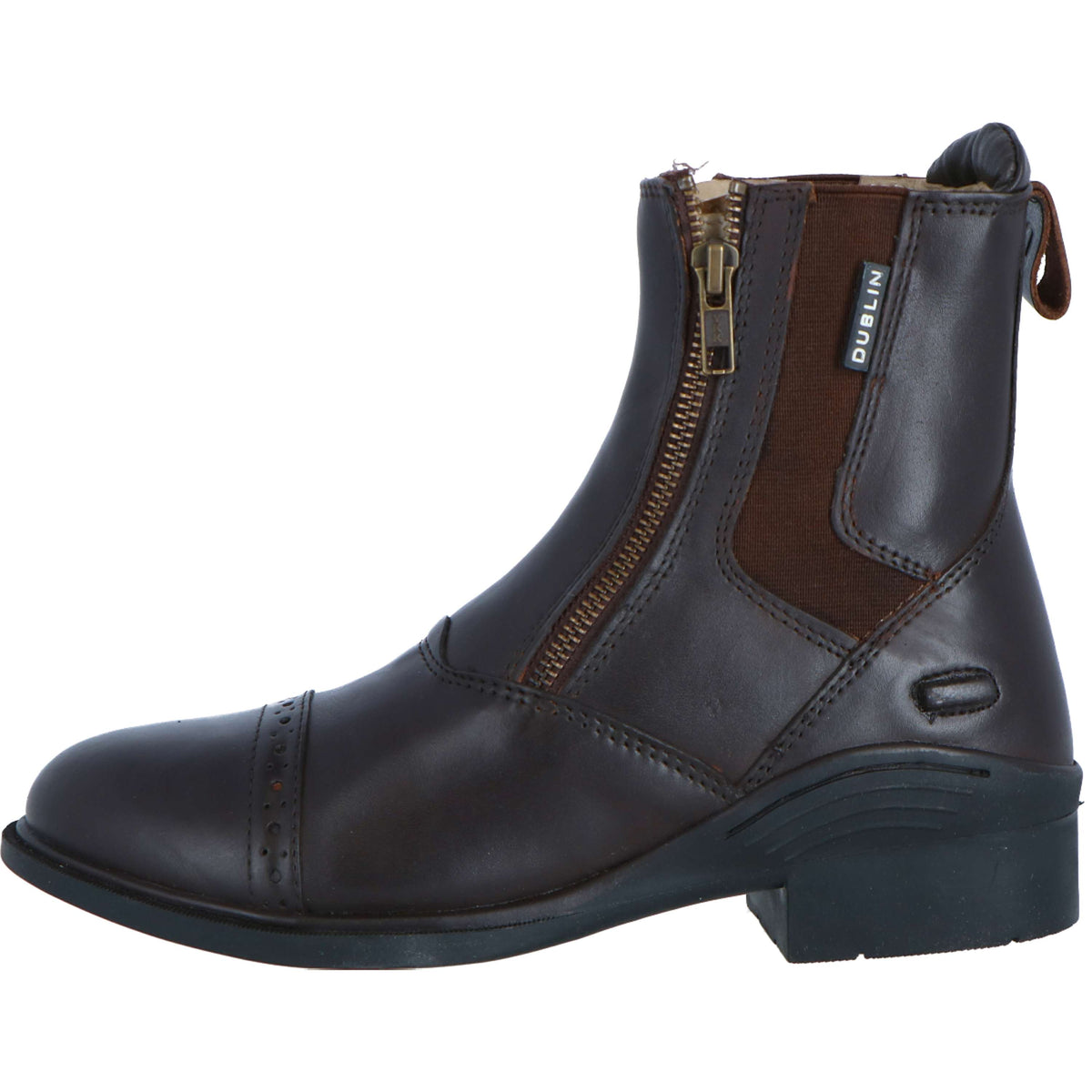 Dublin Stivali Evolution Double Zip Front Marrone
