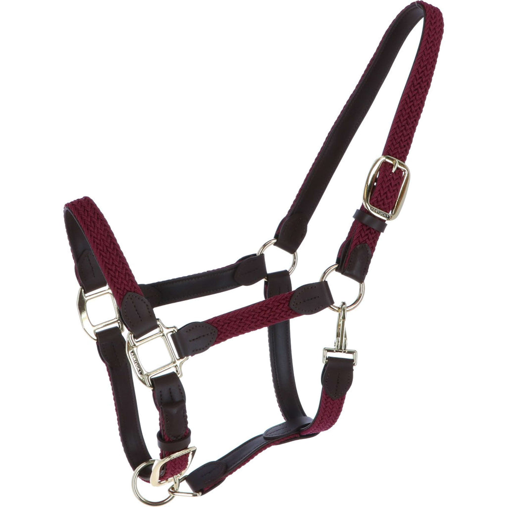 Kentucky Horsewear Cavezza Nylon intrecciato Bordeaux