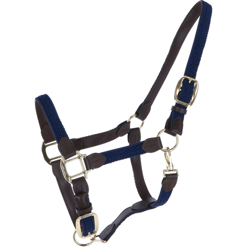 Kentucky Horsewear Cavezza Nylon intrecciato Navy