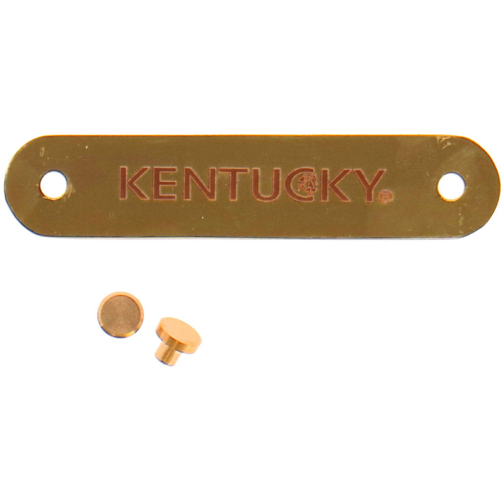 Kentucky Horsewear Targhetta Nome per il capezzone Gold