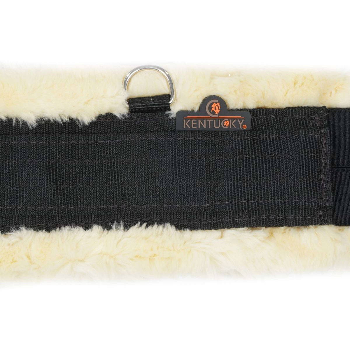 Kentucky Horsewear Sottopancia Polivalente Sheepskin Nero/Naturale