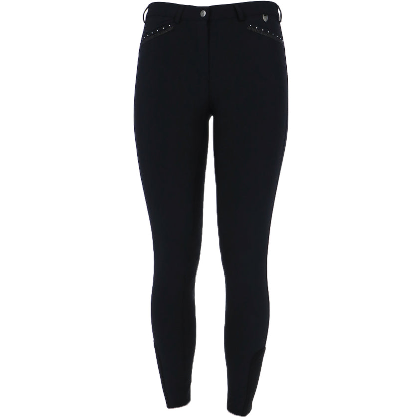 HORKA Pantaloni da Equitazione Alexa Nero