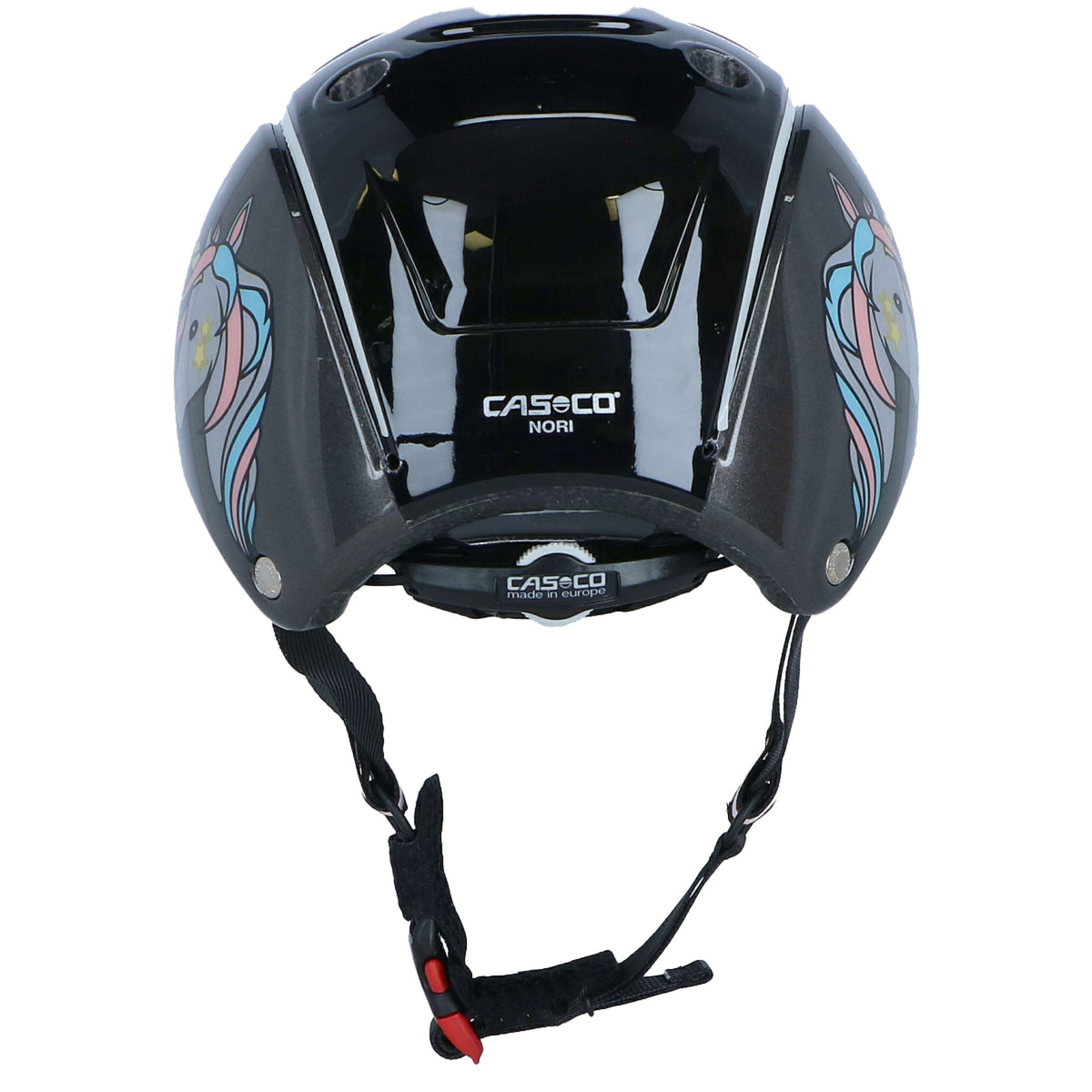 Casco Cappellino Nori Nero/Grigio/Unicorno