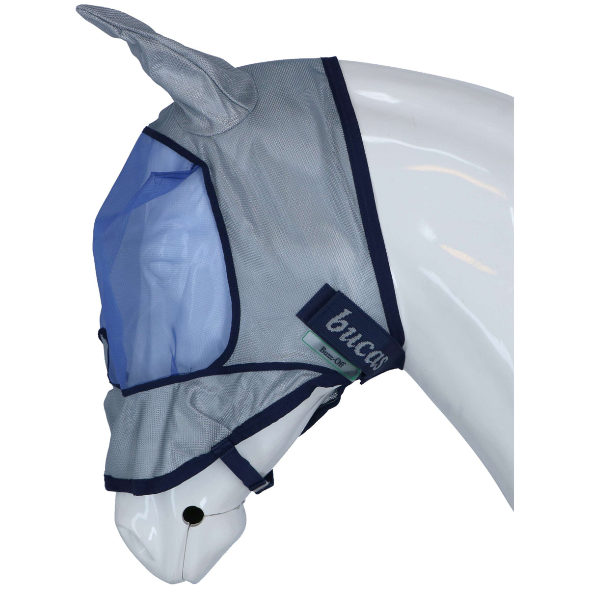 Bucas Buzz-Off Maschera Anti-Mosche Delux Blu