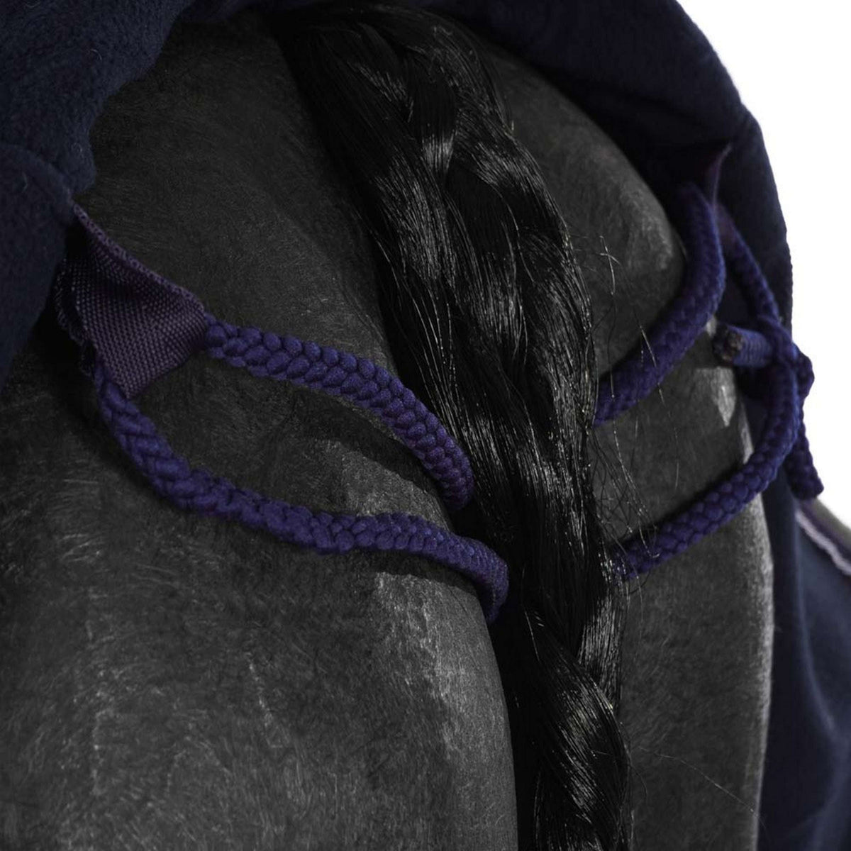 EQUITHÈME Coperta da esercizio Tyrex Punti blu scuro/grigi