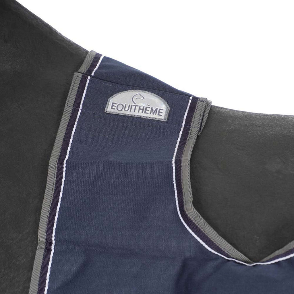 EQUITHÈME Coperta da esercizio Tyrex Polycotton 600D Nero/Blu
