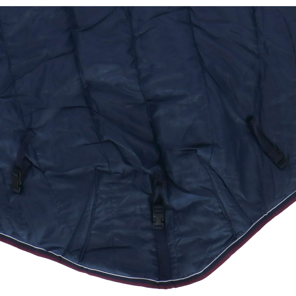 EQUITHÈME Copricollo Tyrex Blu marino/Bordeaux/Bianco