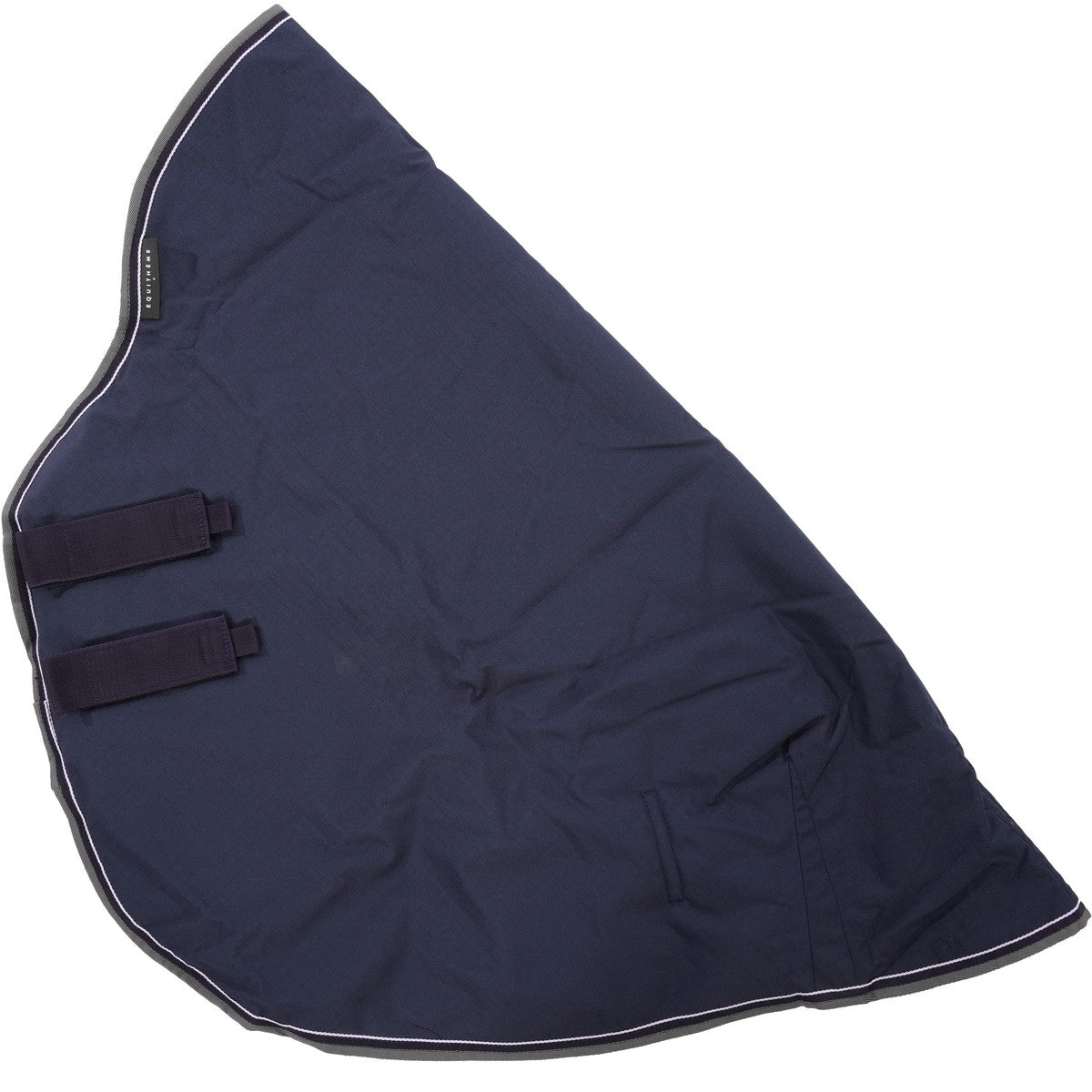 EQUITHÈME Copricollo Tyrex Punti blu scuro/grigi