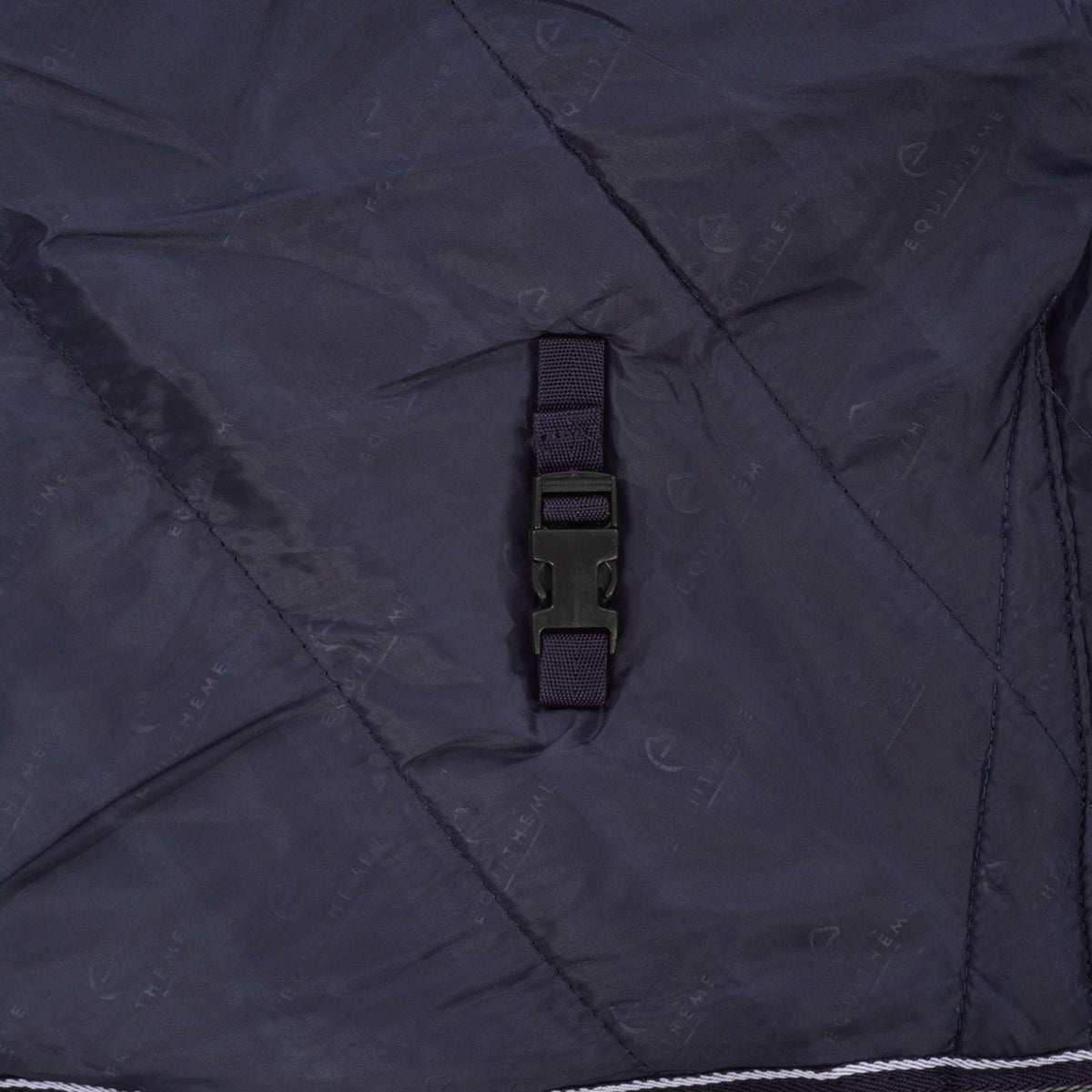 EQUITHÈME Copricollo Tyrex Punti blu scuro/grigi