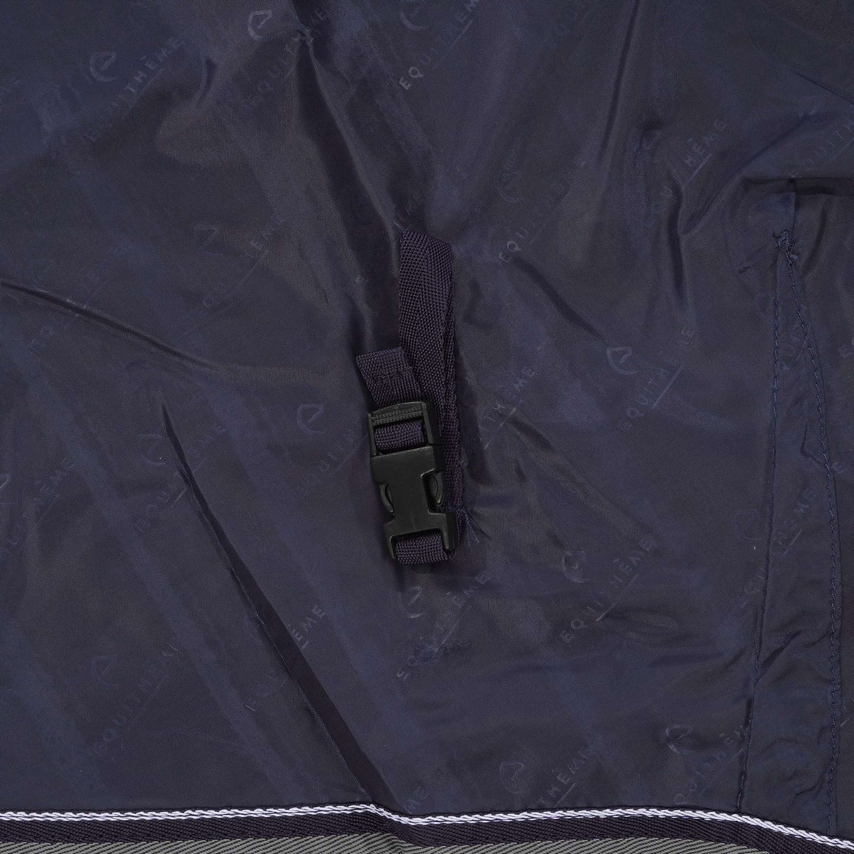 EQUITHÈME Copricollo Tyrex Punti blu scuro/grigi