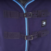 Riding World Coperta in Pile Pile polare con cinghie incrociate Navy