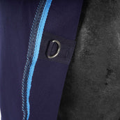 Riding World Coperta in Pile Pile polare con cinghie incrociate Navy