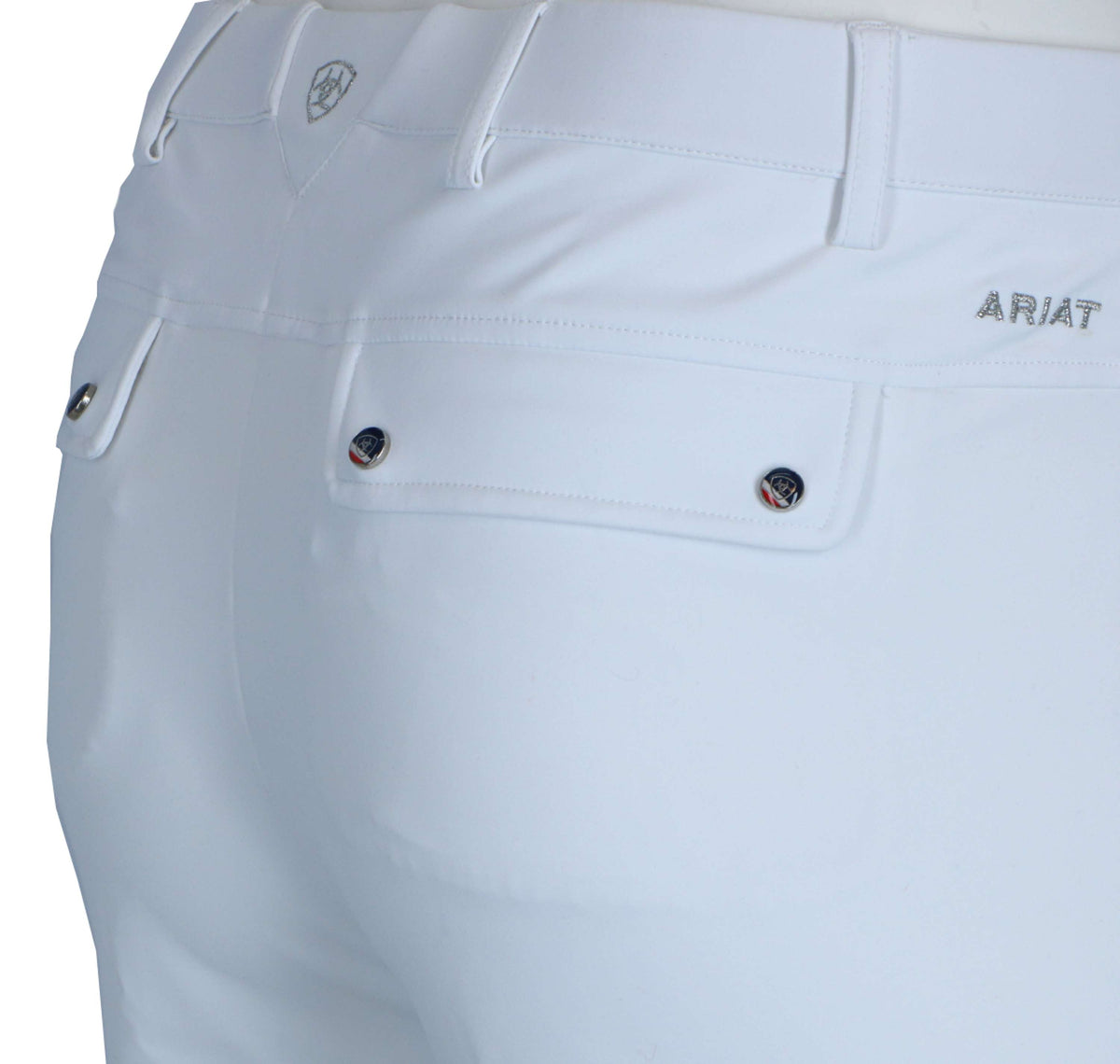 Ariat Pantaloni da Equitazione Tri Factor Bianco