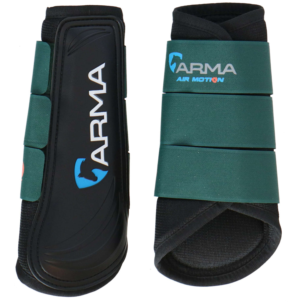 Protezioni per le gambe Arma by Shires Air Motion Verde