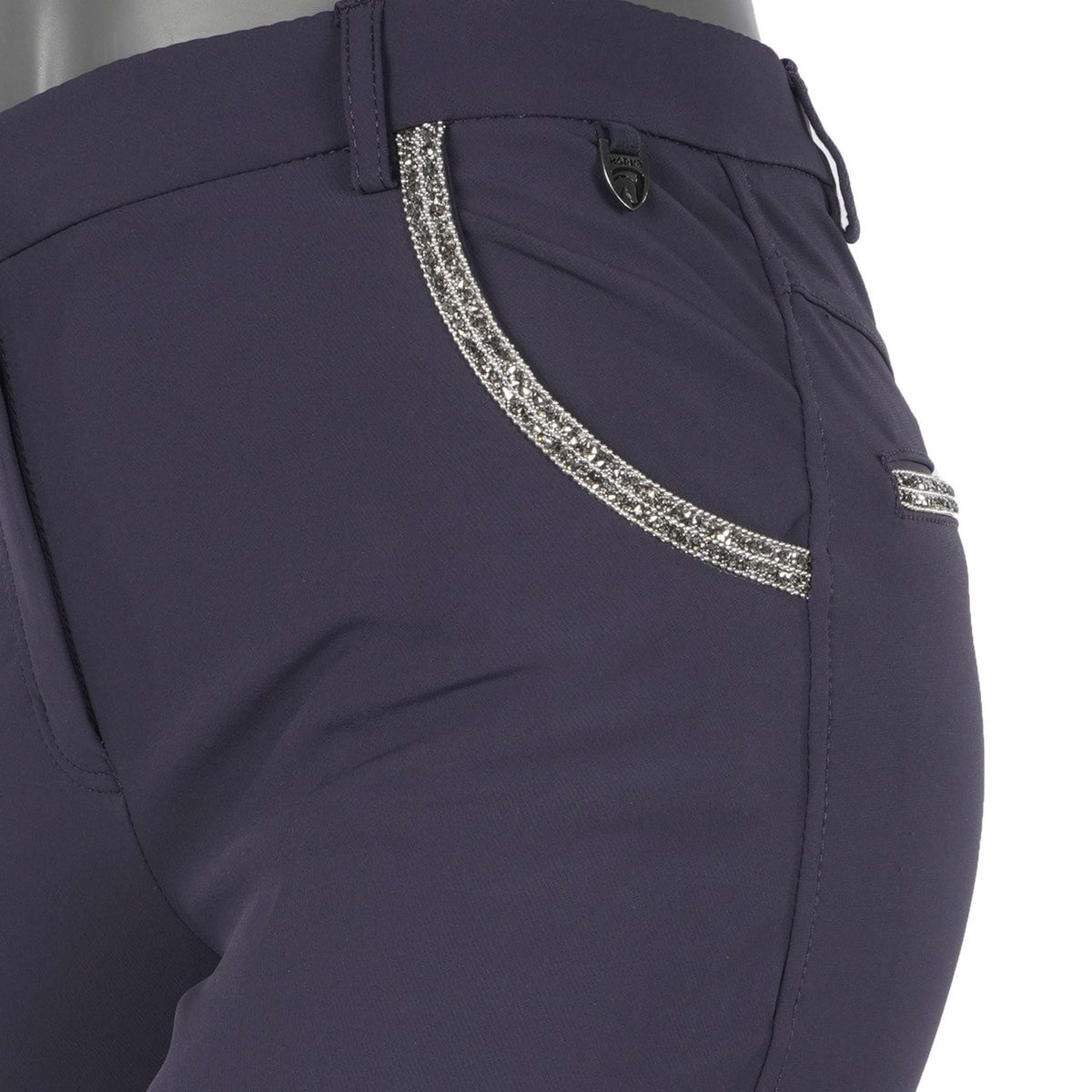 HORKA Pantaloni da Equitazione Nicola Blu