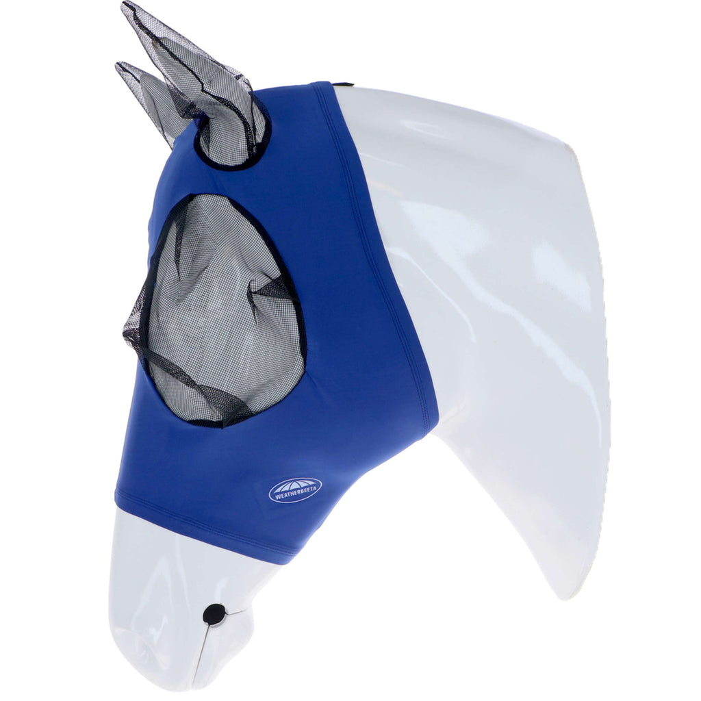 Weatherbeeta Maschera per Mosche Strech Bug Eye Saver Blu reale/nero