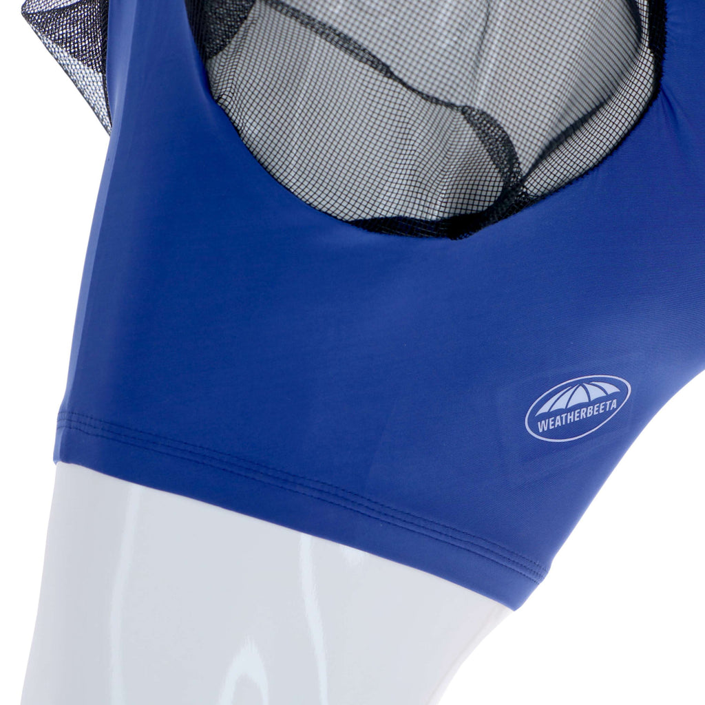 Weatherbeeta Maschera per Mosche Strech Bug Eye Saver Blu reale/nero