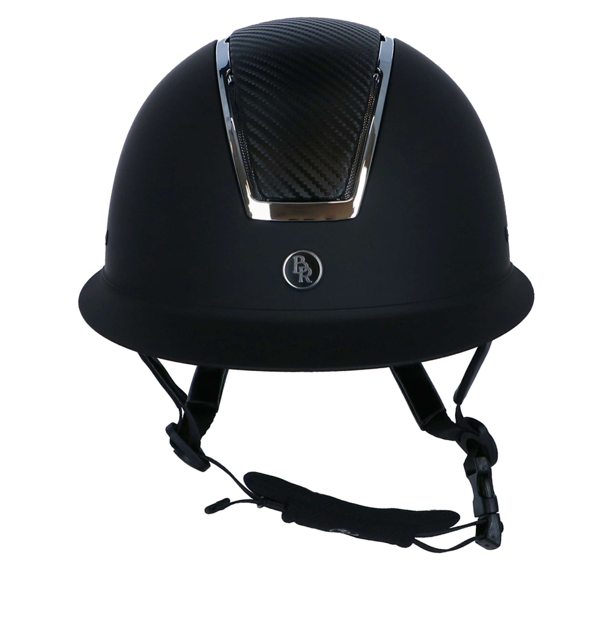 BR Casco da equitazione Omega painted Nero/Cromo