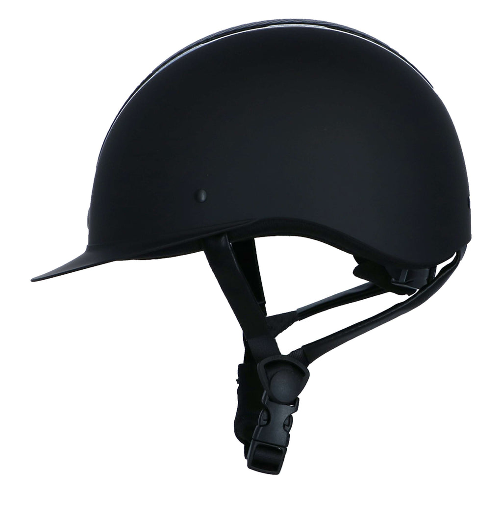 BR Casco da equitazione Omega painted Nero/Cromo