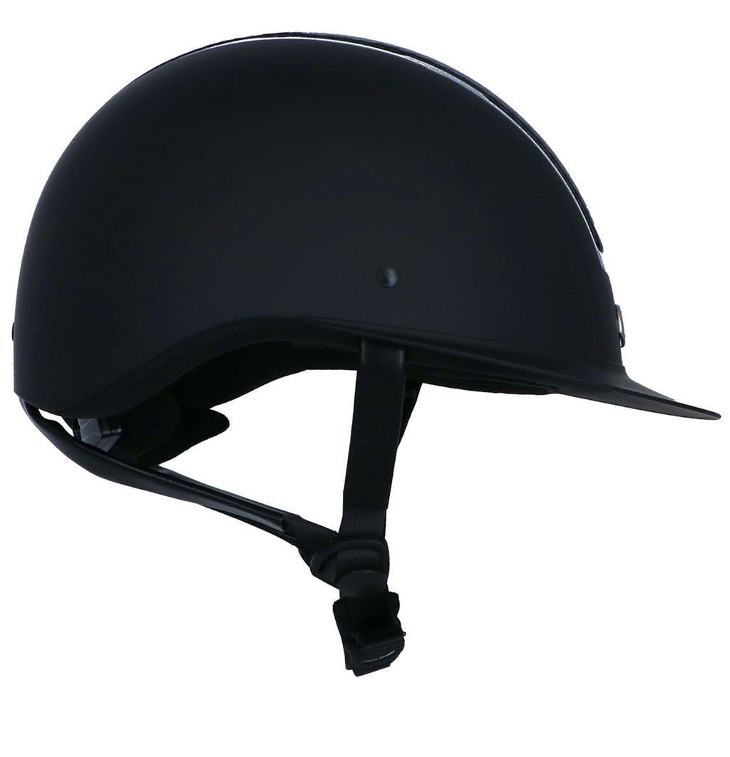 BR Casco da equitazione Omega painted Nero/Cromo
