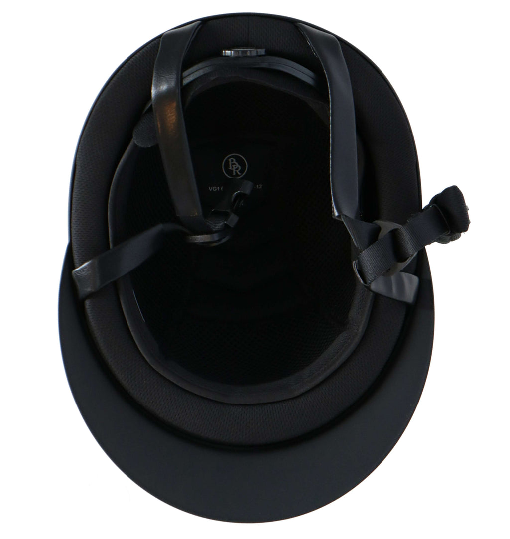 BR Casco da equitazione Omega painted Nero/Cromo