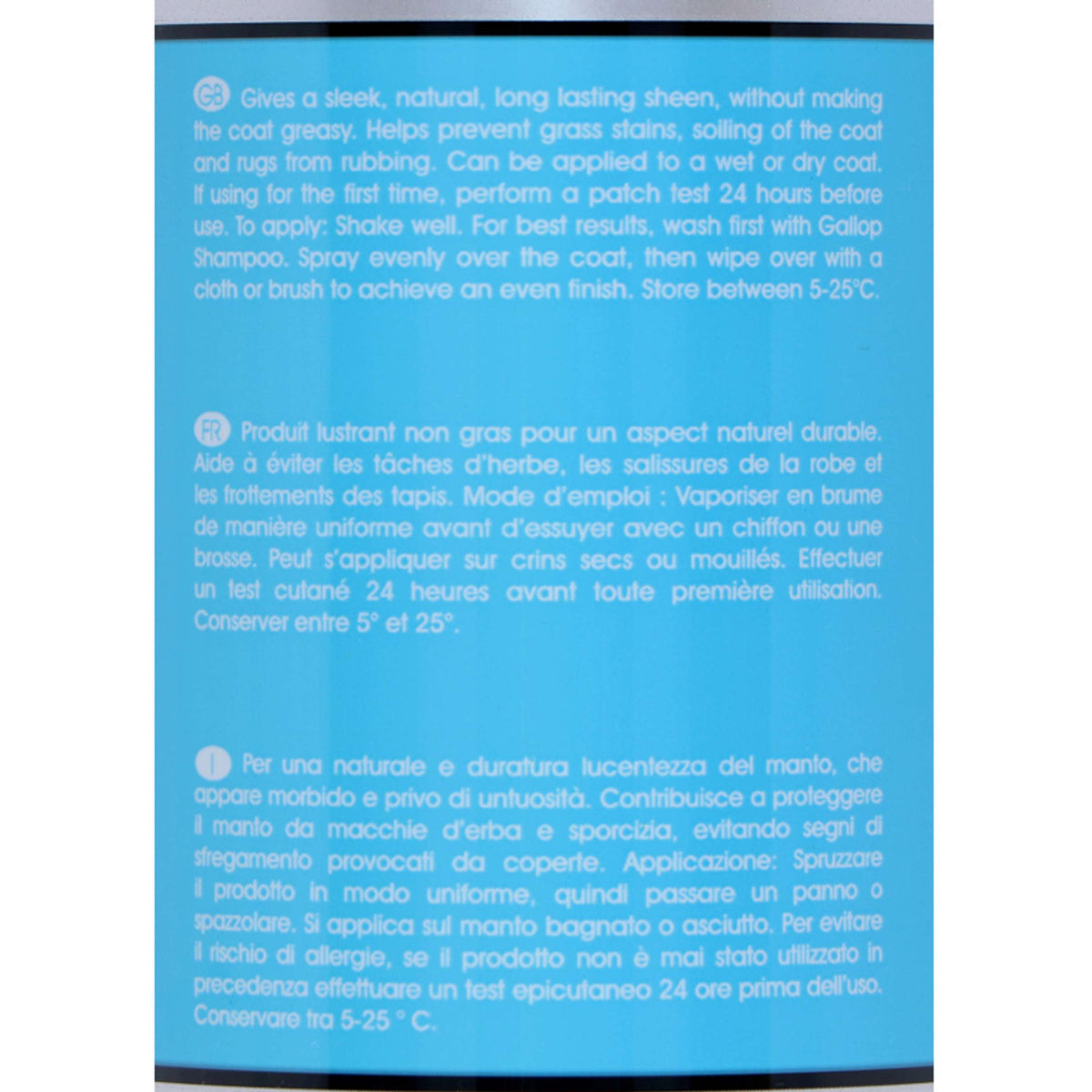 Carr & Day & Martin Spray Lucidante Canter Coat Shine Equimist