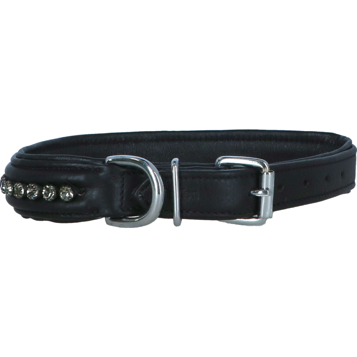 Kieffer Collare Nero con cristalli