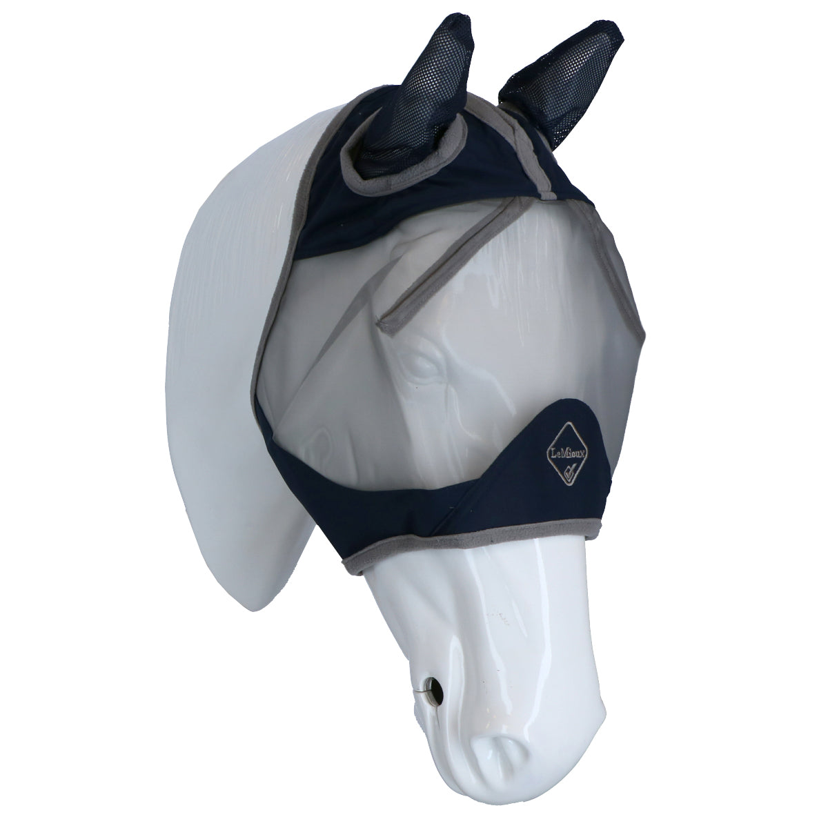 LeMieux Maschera Antimosche Amour Shield Pro con Orecchie Navy
