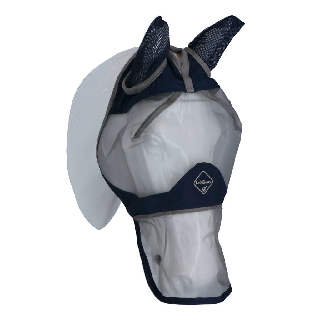 LeMieux Maschera Antimosche Amour Shield Pro con Orecchie & Naso Navy