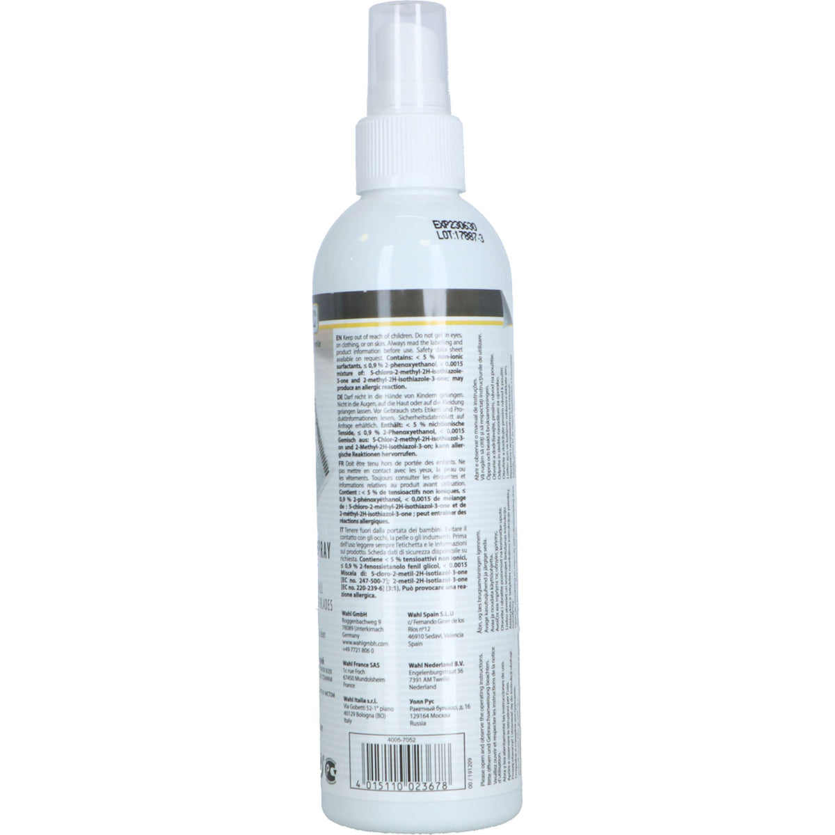 Wahl Spray detergente