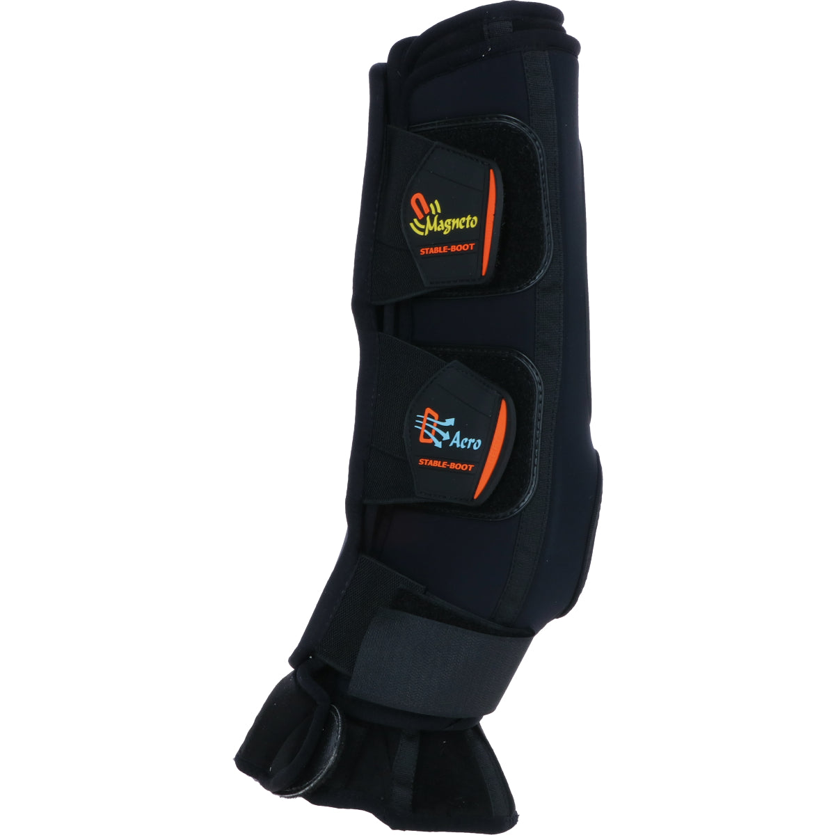 eQuick Stivali Tendine di Trasporto Stable Boots Aero-magneto Front Nero