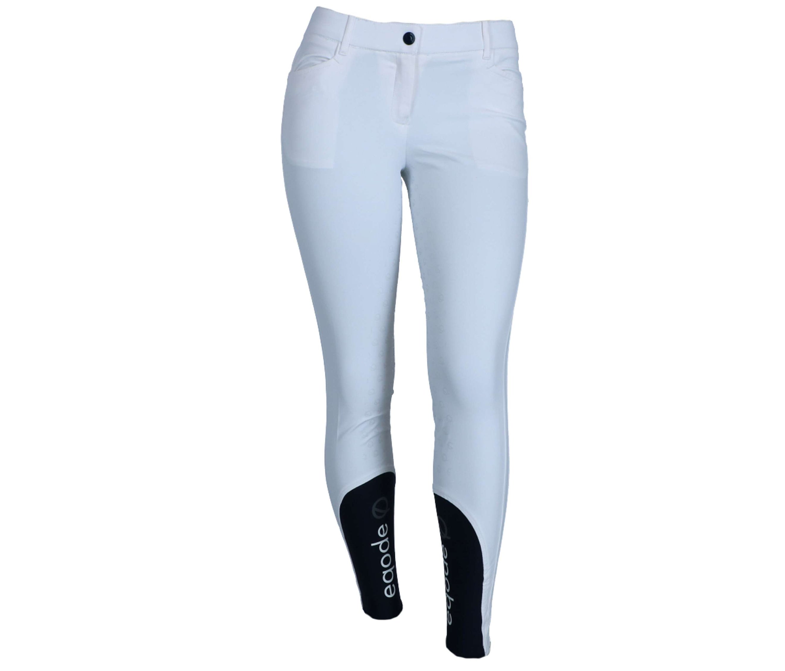 EQODE by Equiline Pantaloni da Equitazione Davina Bianco EQODE by Equiline Pantaloni da Equitazione Davina Bianco