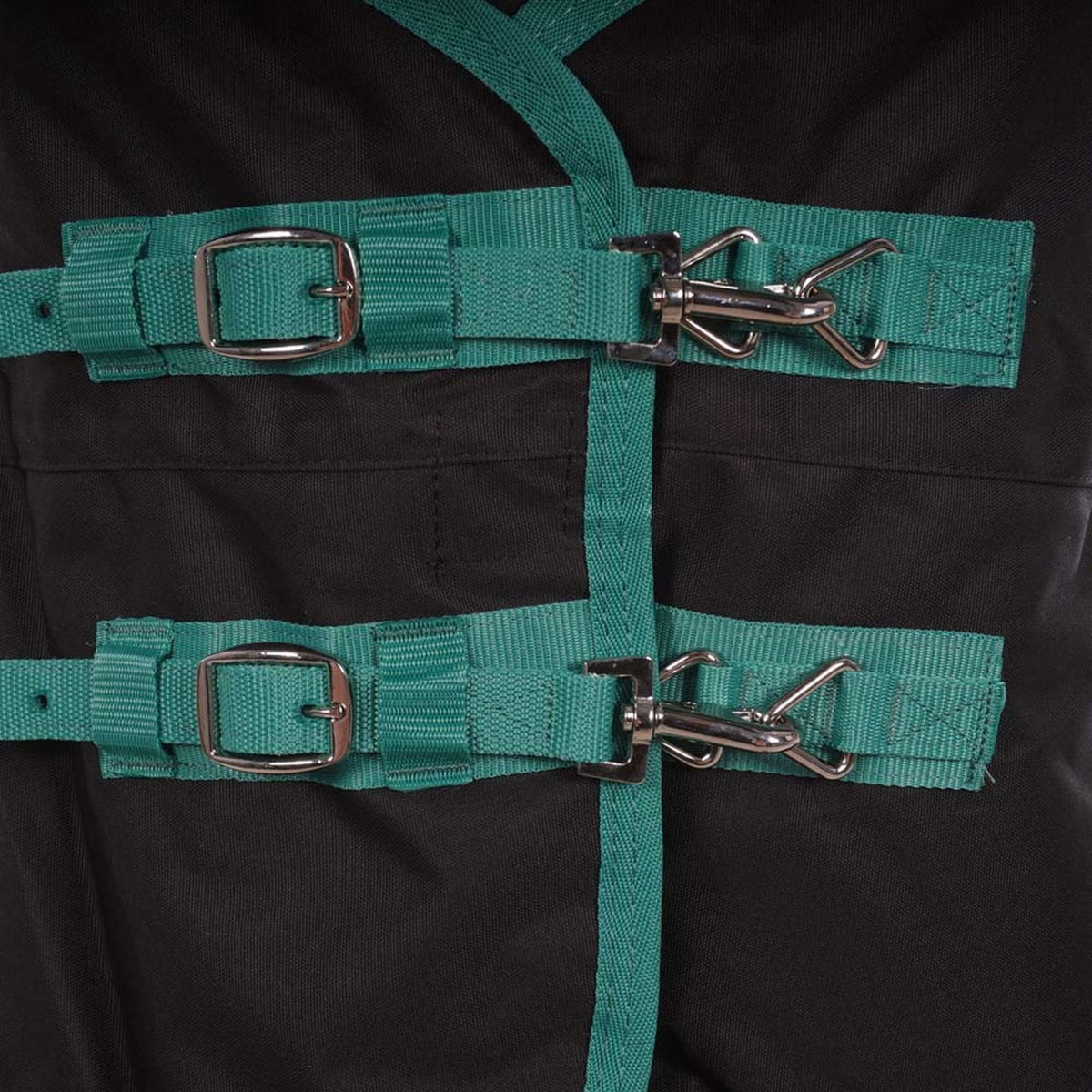 Weatherbeeta Coperta Invernale Green-Tec Nero/Verde