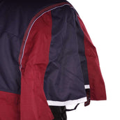 EQUITHÈME Tappeto da Esterno Tyrex 1200D 50 g Navy/Bordeaux