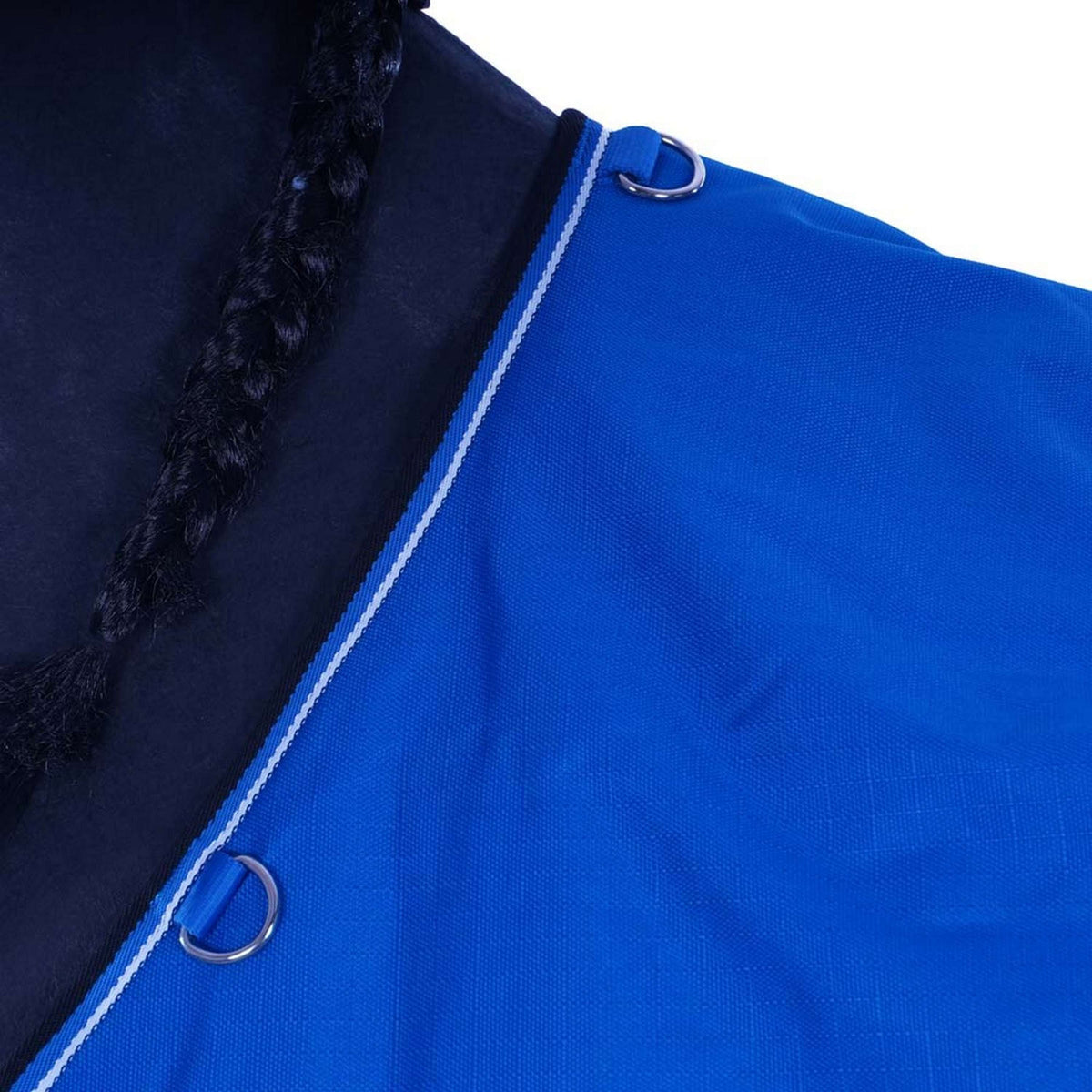 EQUITHÈME Tappeto da Esterno Tyrex Blu/Nero