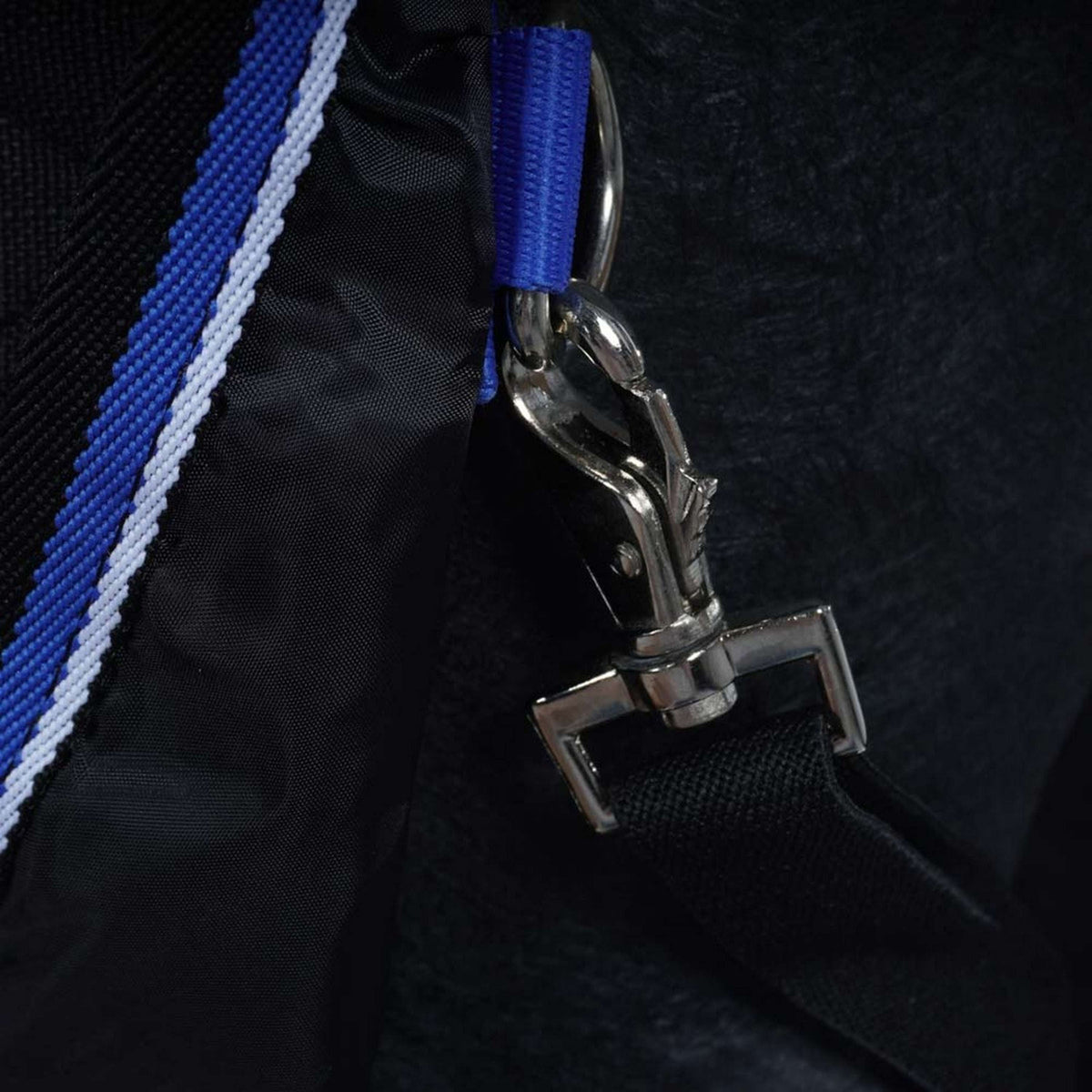 EQUITHÈME Tappeto da Esterno Tyrex Blu/Nero