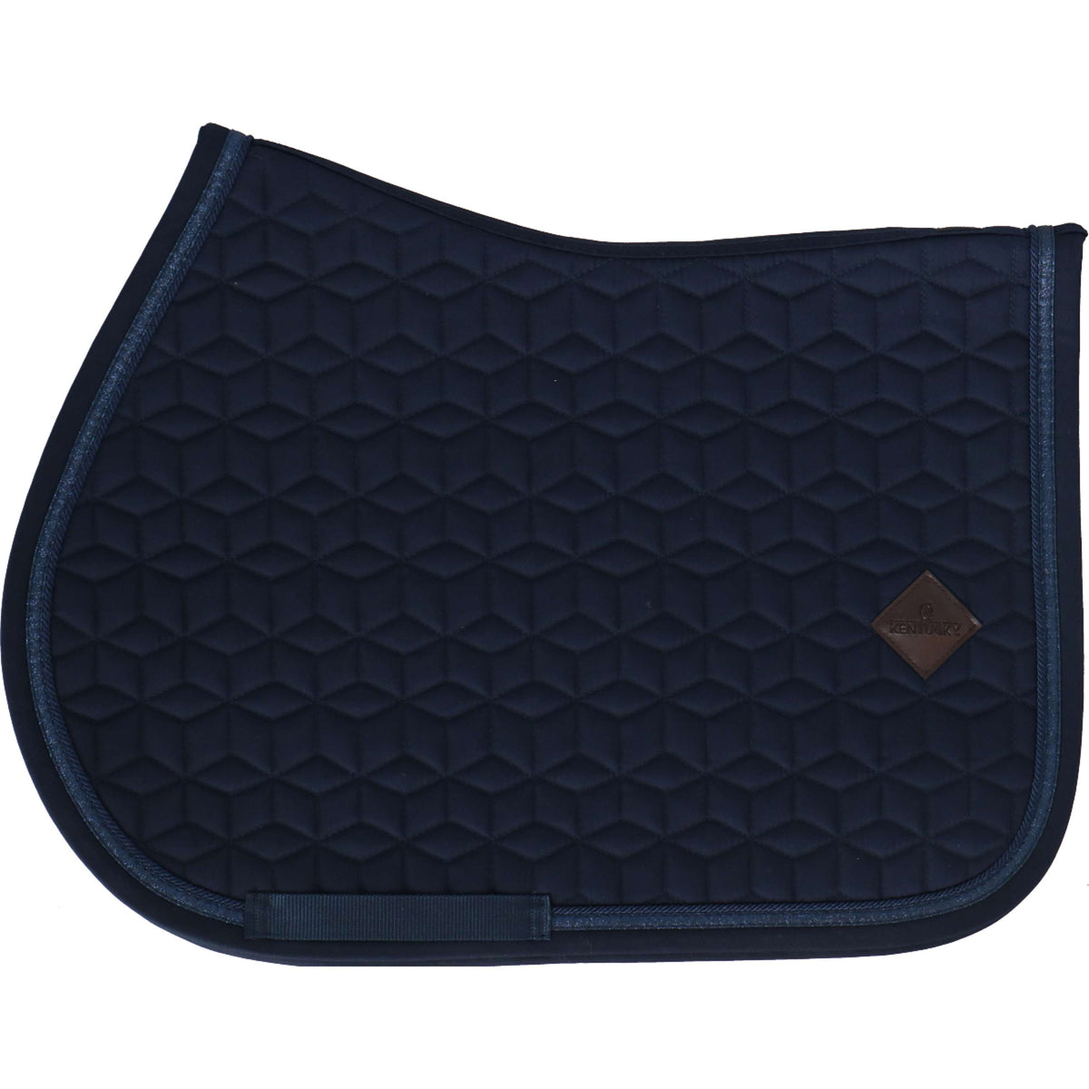 Kentucky Horsewear Sottosella Salto con la corda glitterata Navy