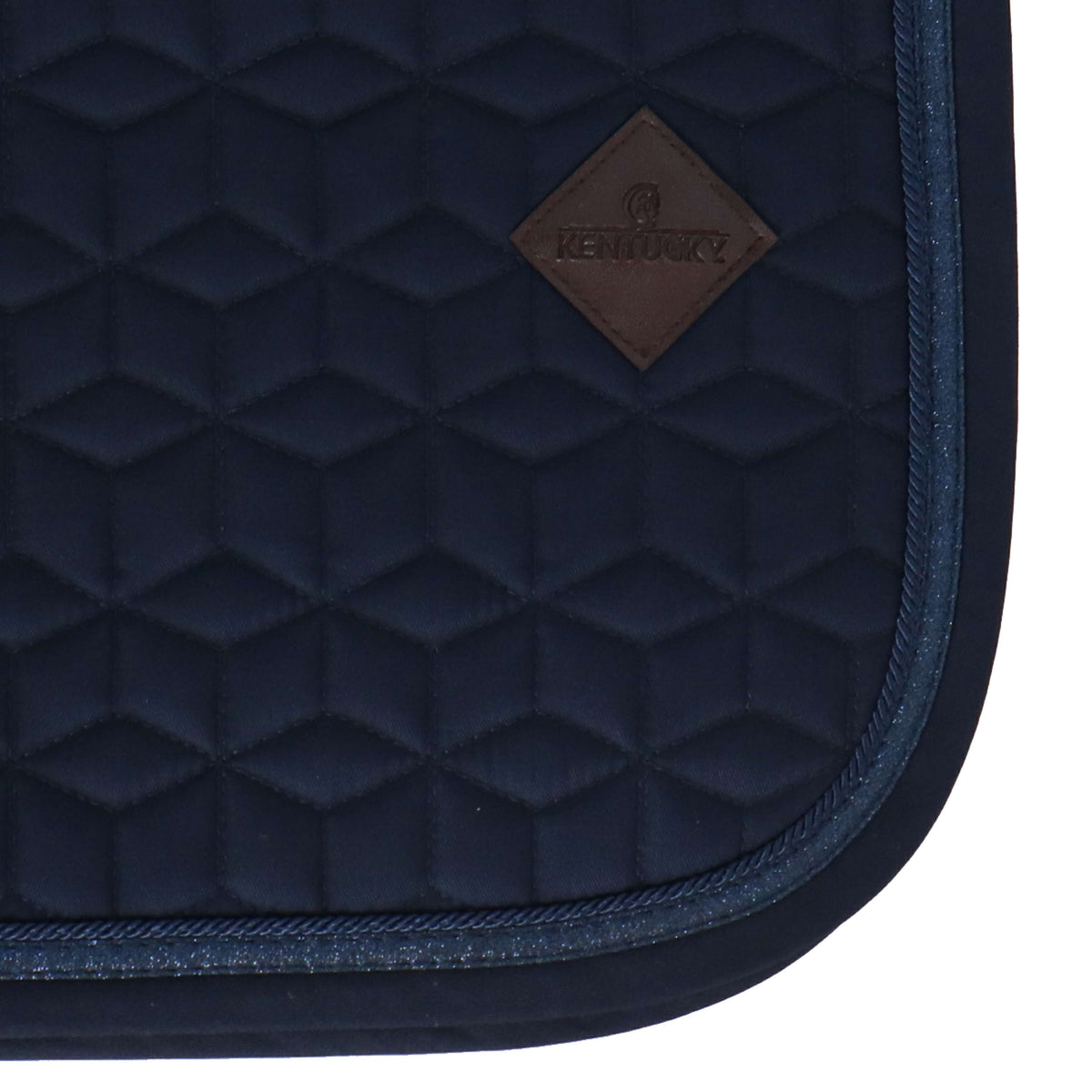 Kentucky Horsewear Sottosella Salto con la corda glitterata Navy