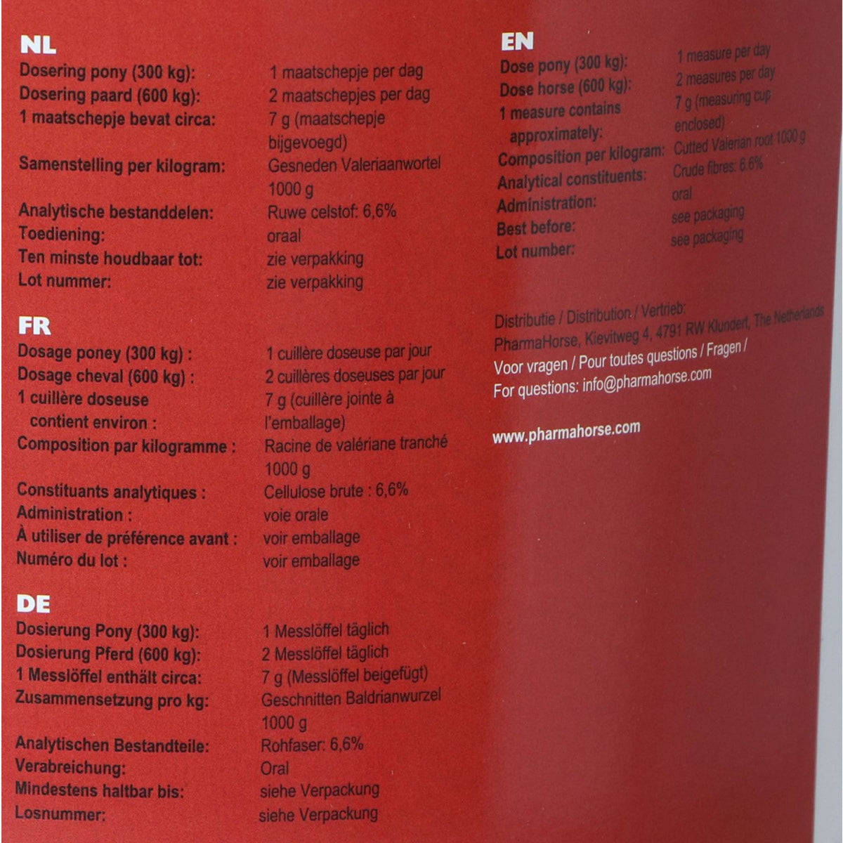 PharmaHorse Radice di valeriana