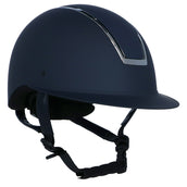 HKM Casco da equitazione Lady Shield Blu scuro/Argento