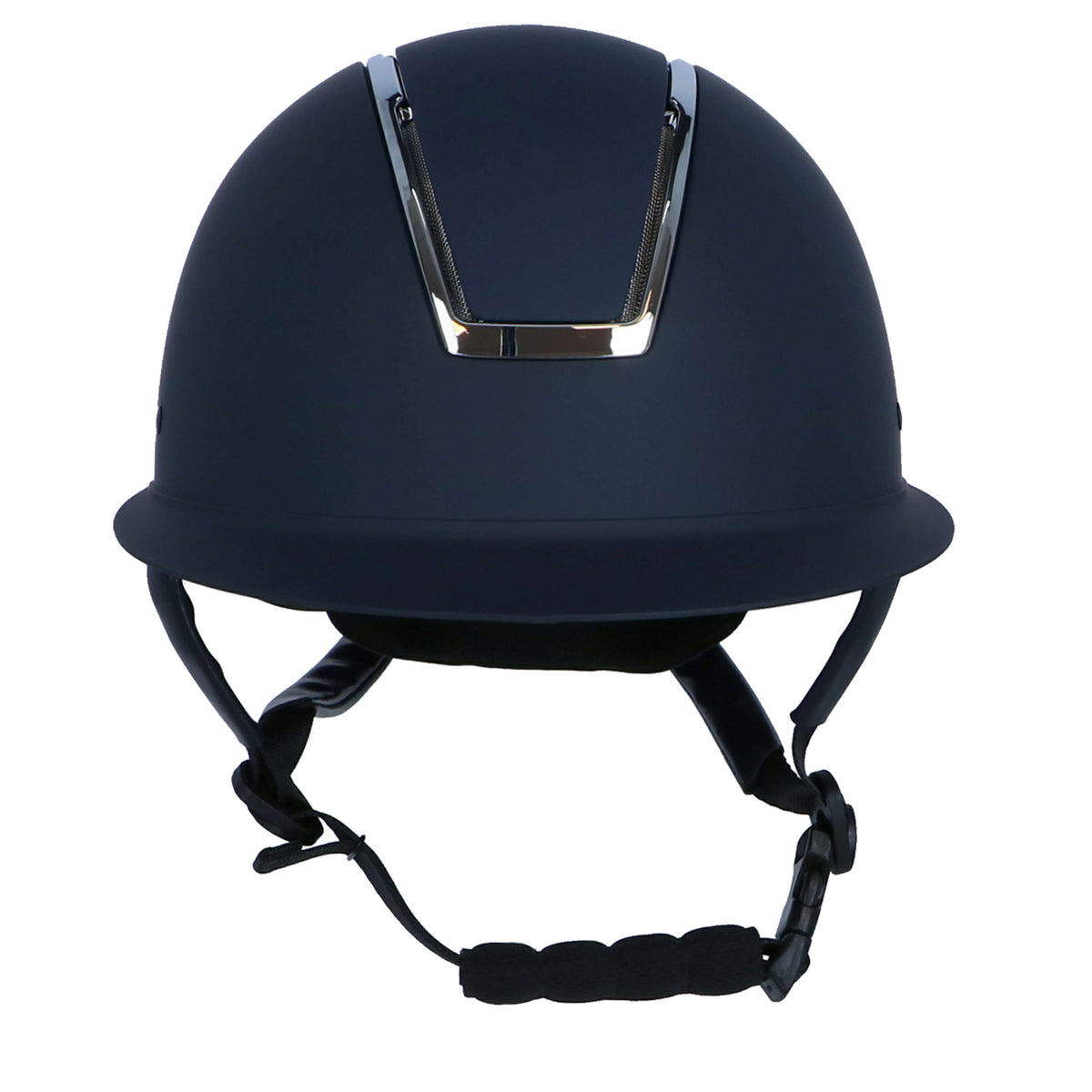 HKM Casco da equitazione Lady Shield Blu scuro/Argento