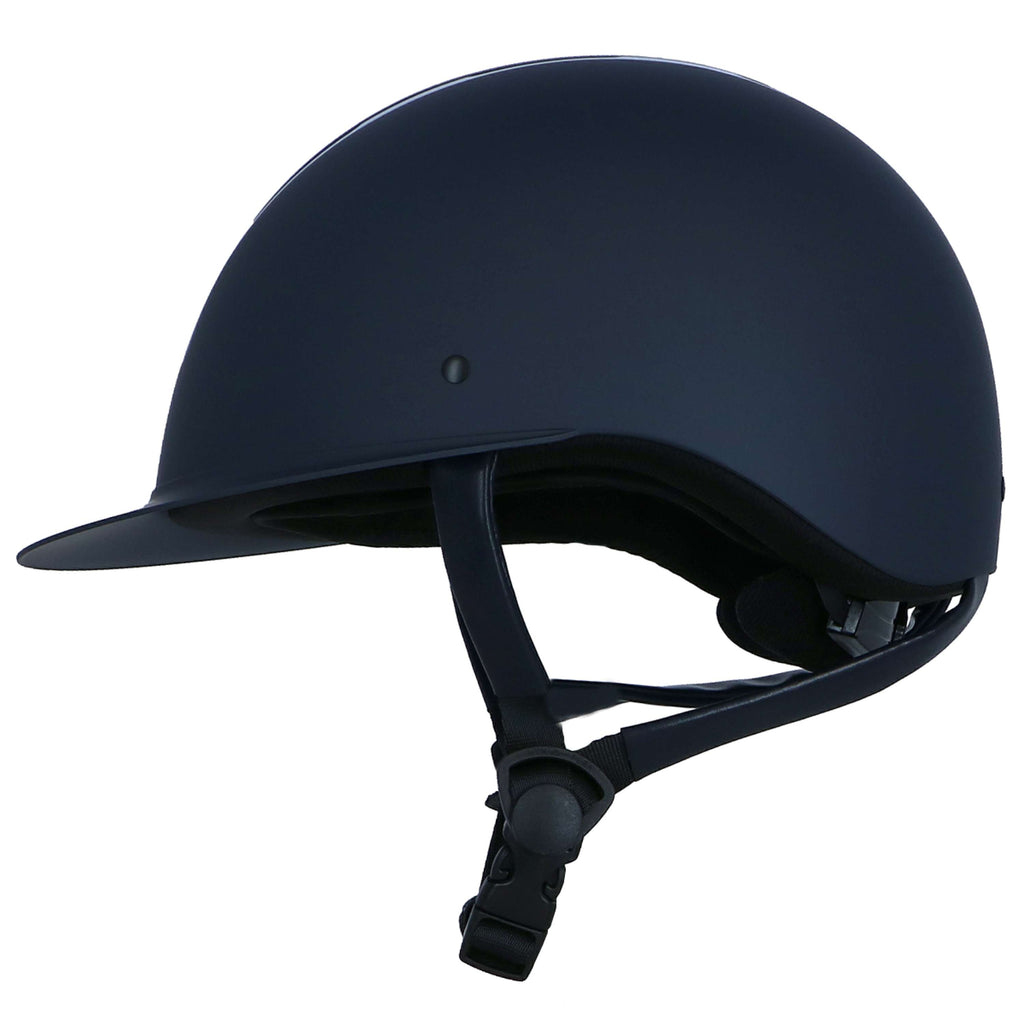HKM Casco da equitazione Lady Shield Blu scuro/Argento