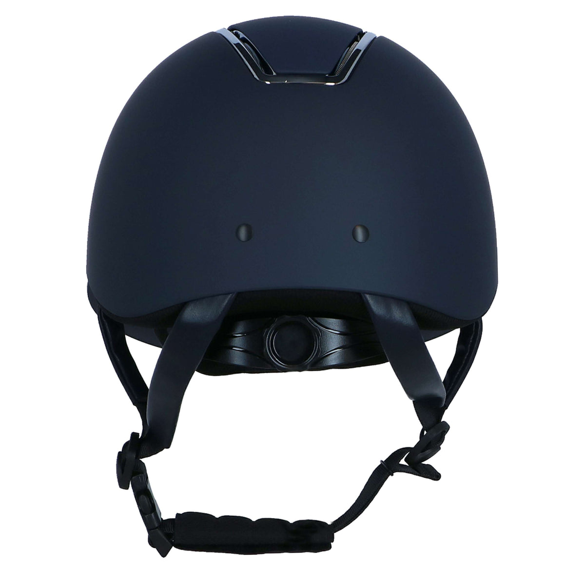 HKM Casco da equitazione Lady Shield Blu scuro/Argento