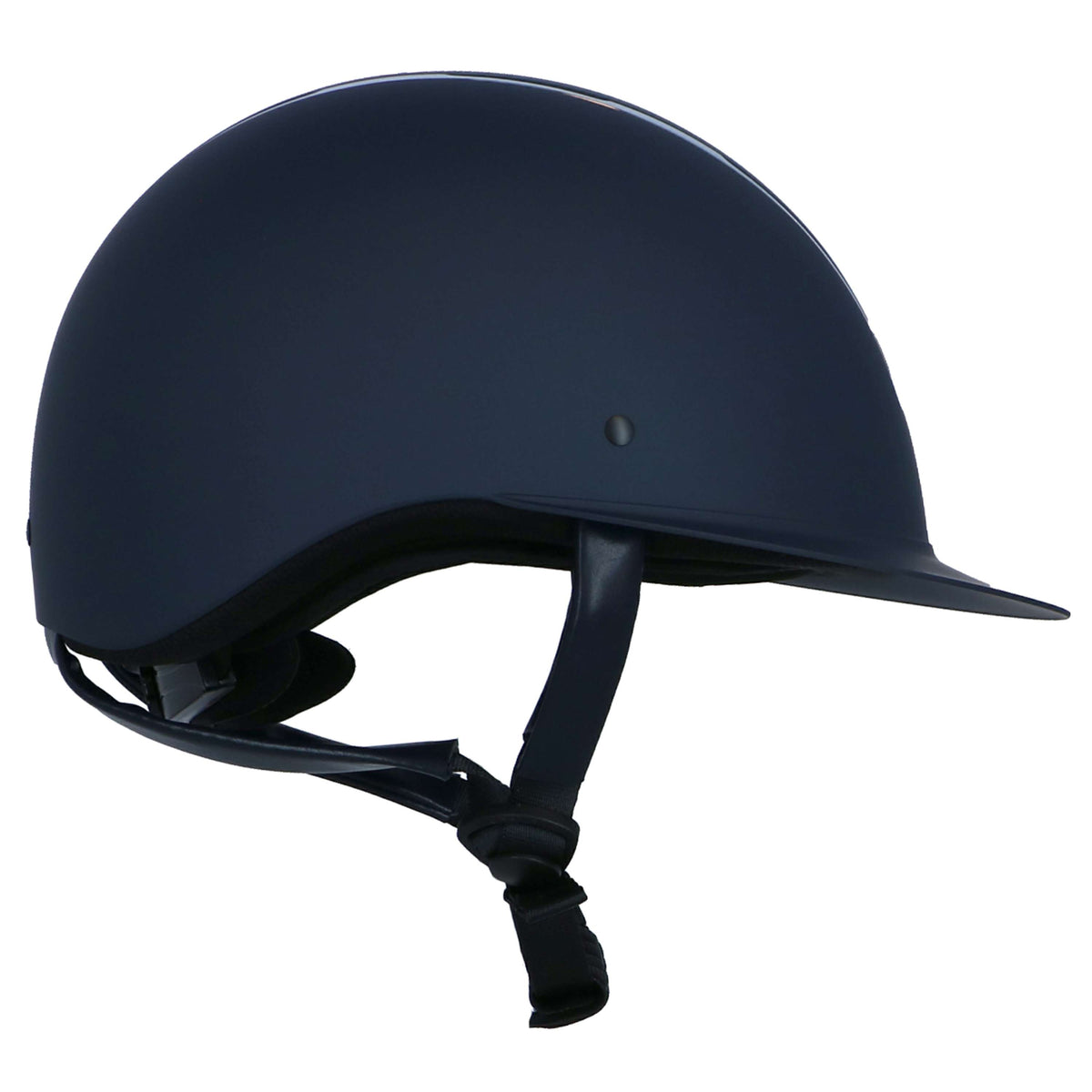HKM Casco da equitazione Lady Shield Blu scuro/Argento