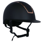 HKM Casco da equitazione Lady Shield Nero/Oro rosa