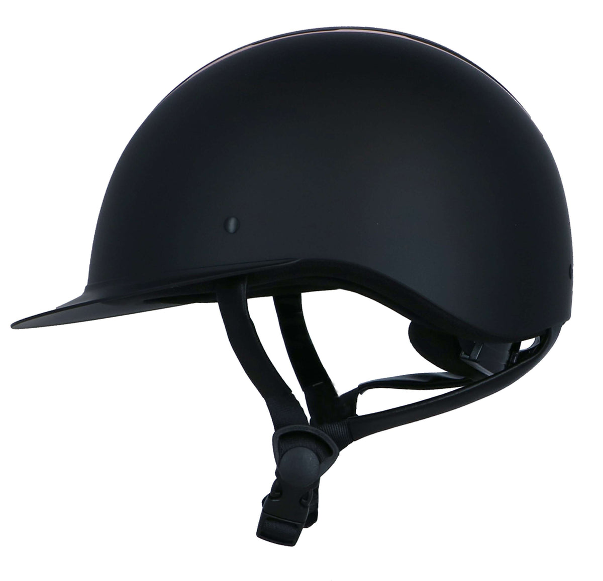 HKM Casco da equitazione Lady Shield Nero/Oro rosa