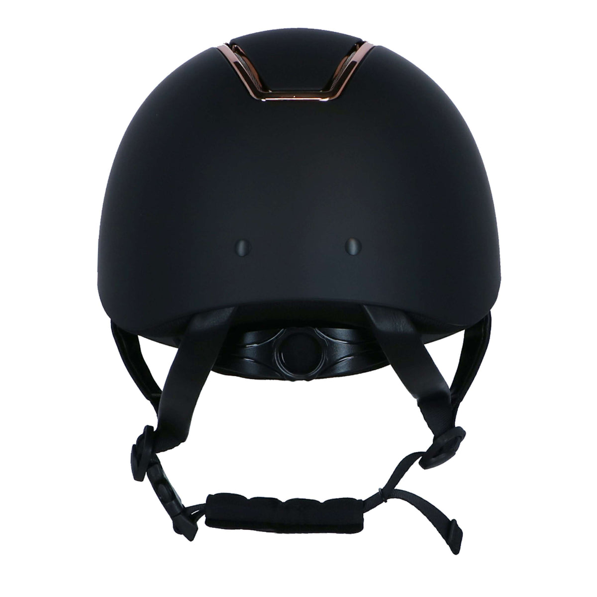 HKM Casco da equitazione Lady Shield Nero/Oro rosa