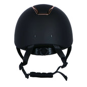 HKM Casco da equitazione Lady Shield Nero/Oro rosa