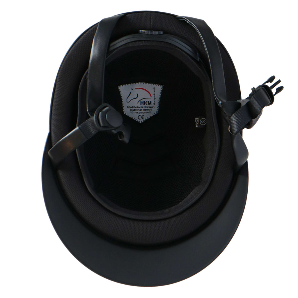 HKM Casco da equitazione Lady Shield Nero/Oro rosa