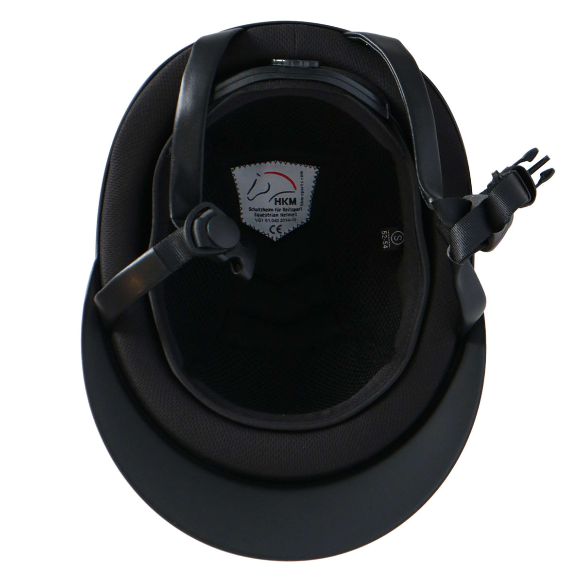 HKM Casco da equitazione Lady Shield Nero/Oro rosa